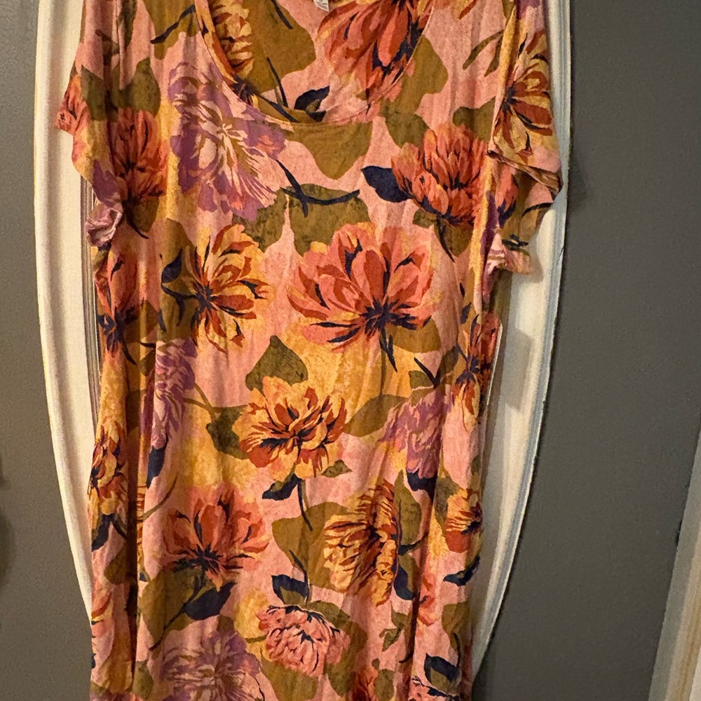 Terra & Sky Multicolor Floral Dress